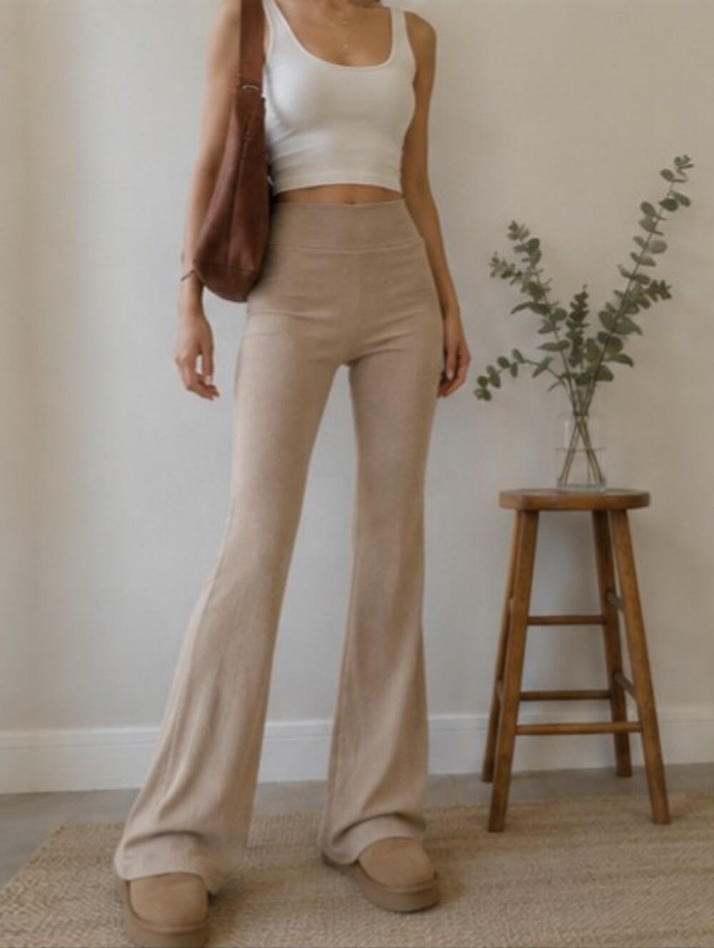 H&M Ribbed  Flare Pants -XS